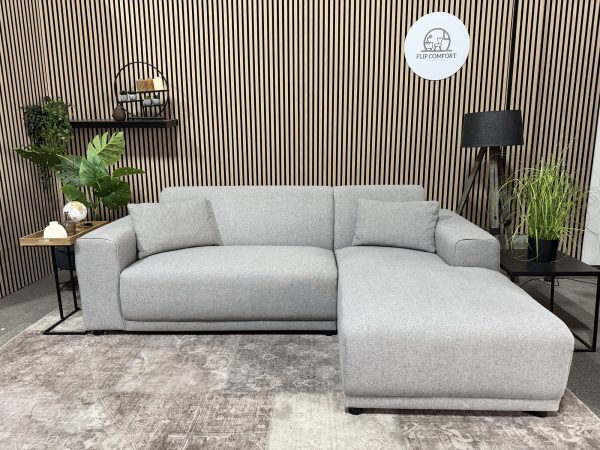 Grijze hoekbank 235x160
