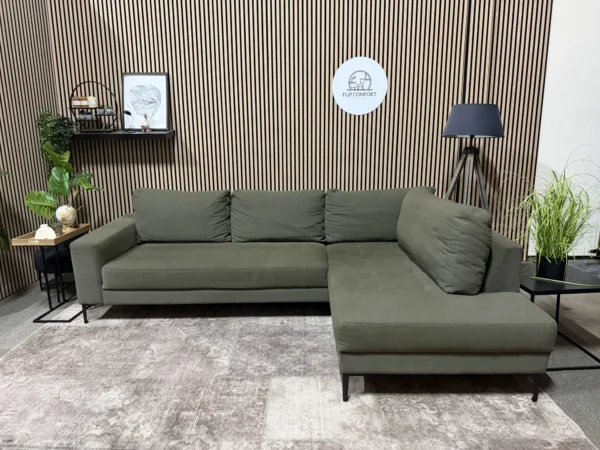 Groene Goossens hoekbank! 270x185