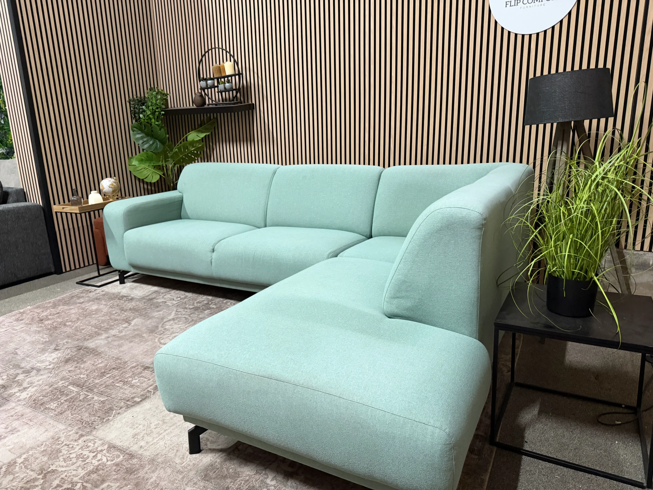 Turquoise hoekbank! 272x205 - Afbeelding 7